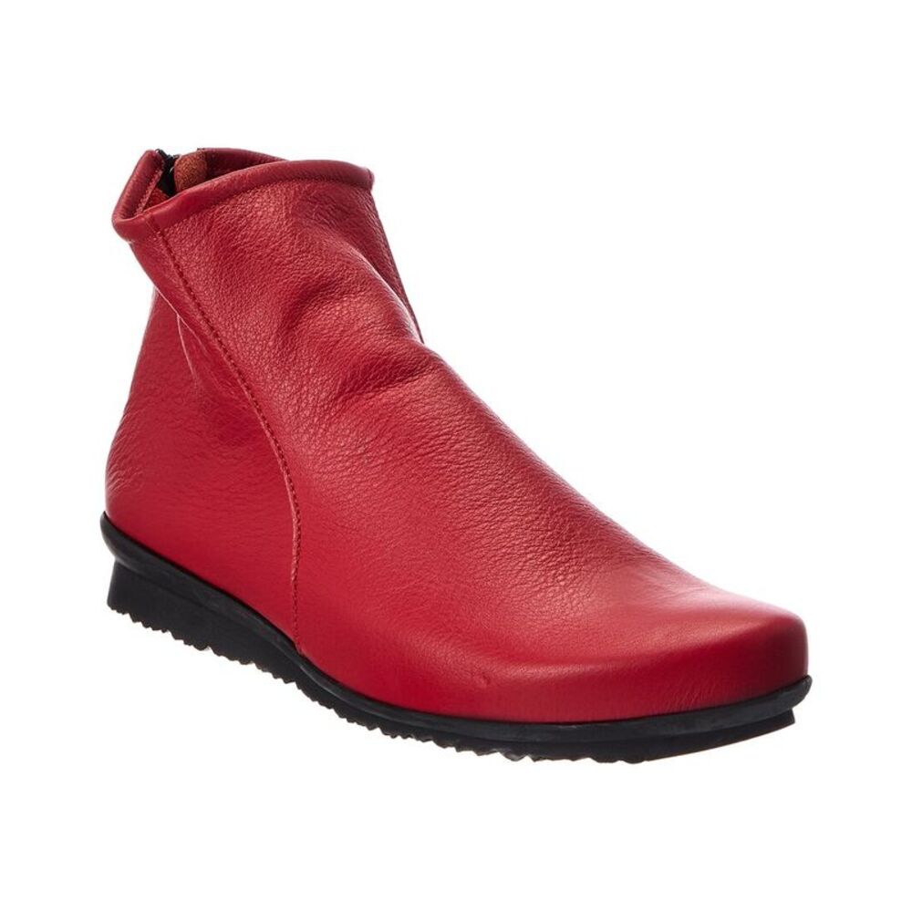 Arche Baryky Leather Bootie, Red